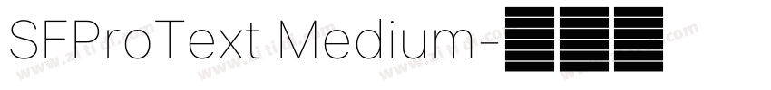 SFProText Medium字体转换